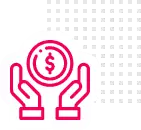 two hands holding coin icon