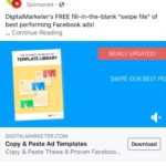 DigitalMarketer Facebook ad library