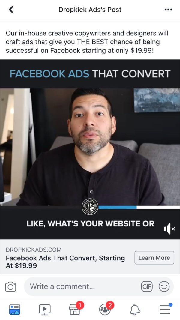 Dropkick Ads Ads that convert