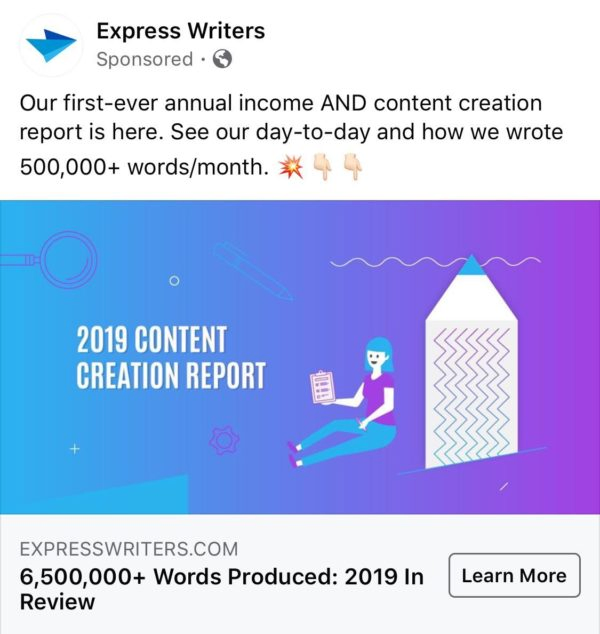 Express Writers - content creation