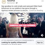 FamePick - Influencer marketing software