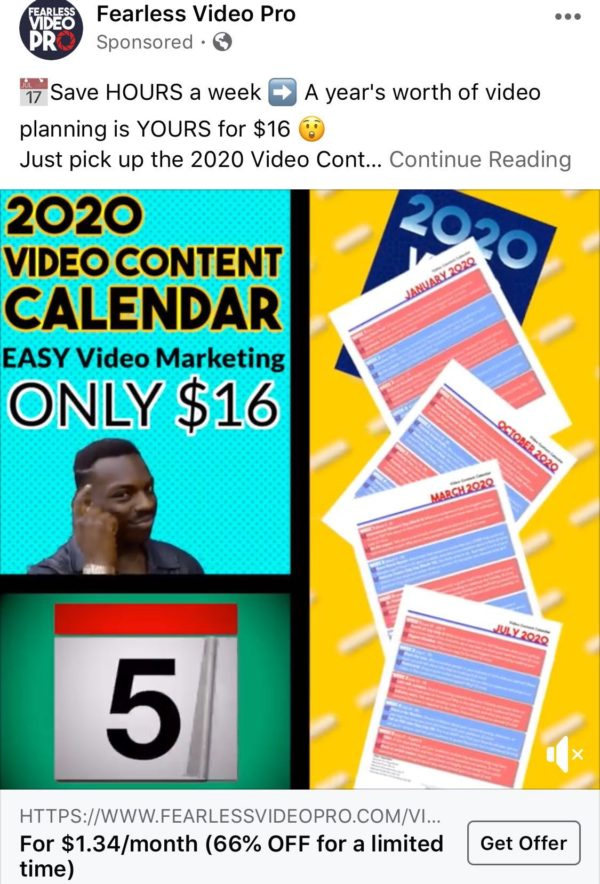 Fearless video pro - video calendar