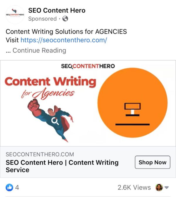 SEO Content Hero - Content Writing for Agencies