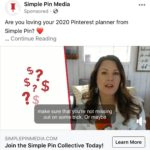Simple Pin Media - retargeting after downloading lead magnet