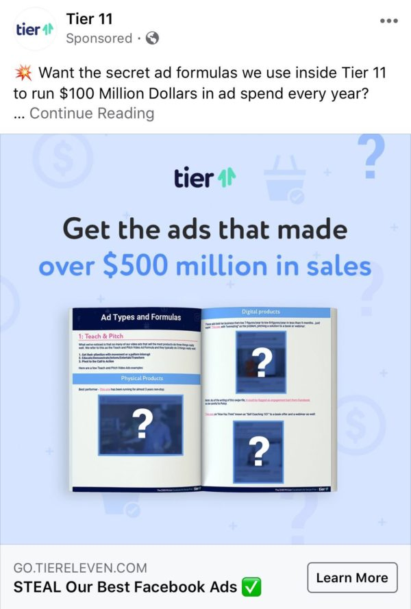 Tier 11 - ads swipe