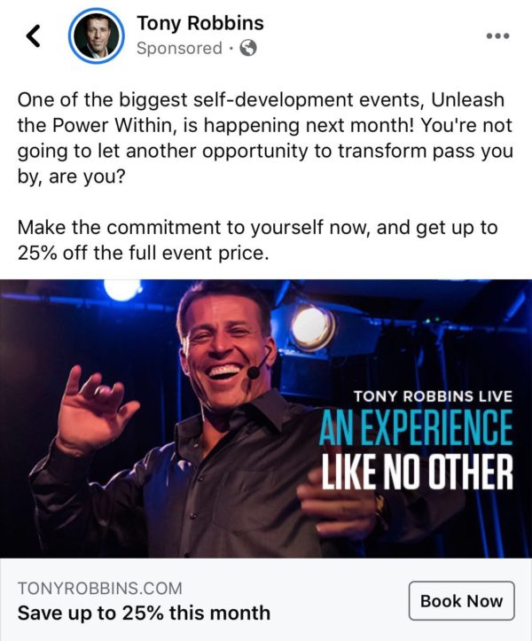 Tony Robbins Event