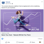 Taboola Name your Goal