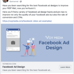 VoyMedia Facebook Ad Design