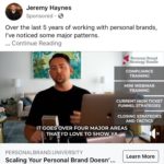 Jeremy Haynes - Personal brand advertising and coaching