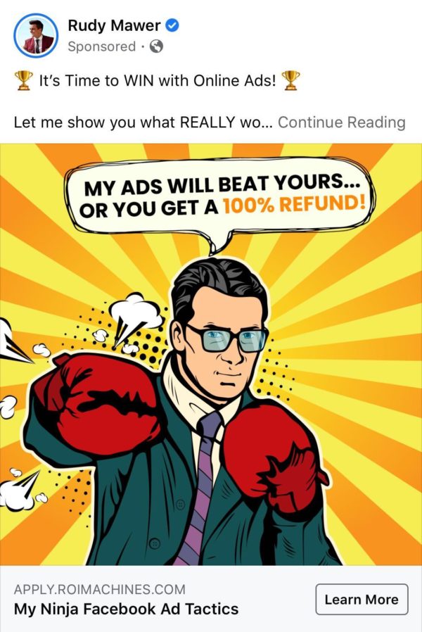 Rudy Mawer Facebook Ads