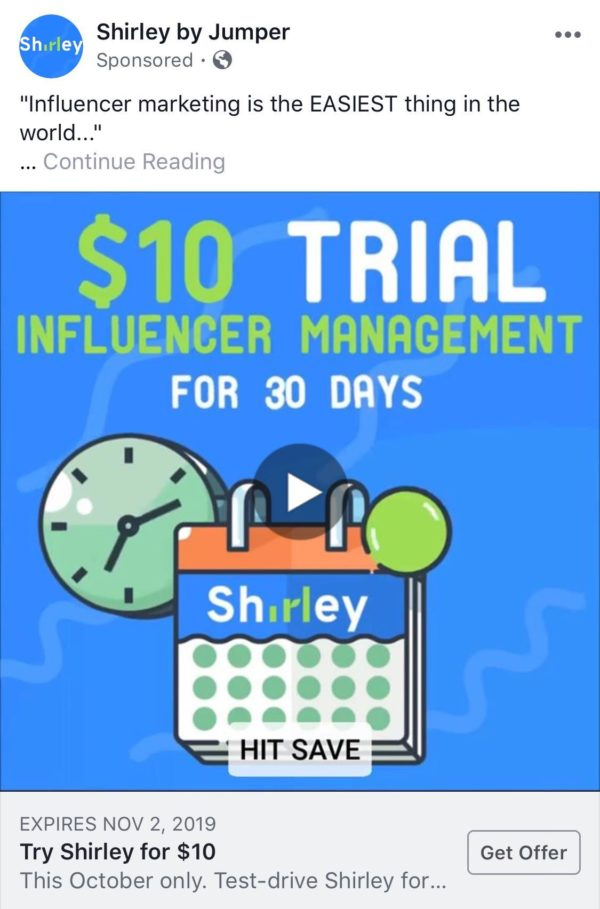 Shirley - influencer marketing