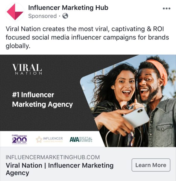 Viral Nation - influencer marketing agency