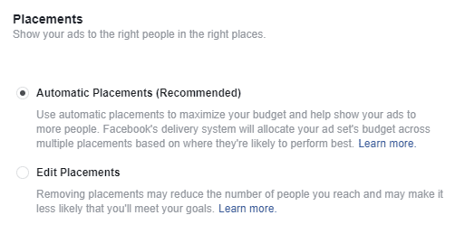 facebook ad performance