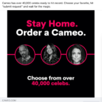 Cameo - Celebs Personalize Messages