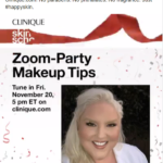 Clinique - Zoom-Party Makeup Tips