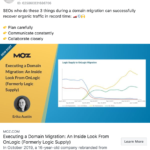 Moz - Executing a Domain Migration