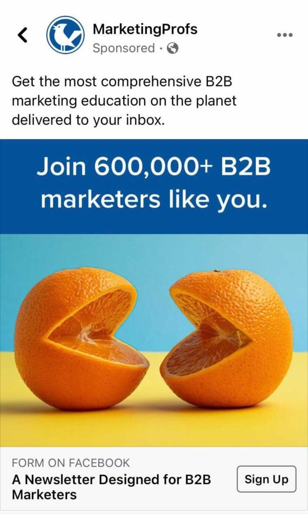 ad-fb-marketingprofs-newslettermarketingevents