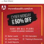 My Web Audit - SaaS - Cyber Monday Sale