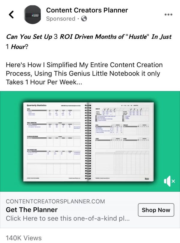Content creators planner
