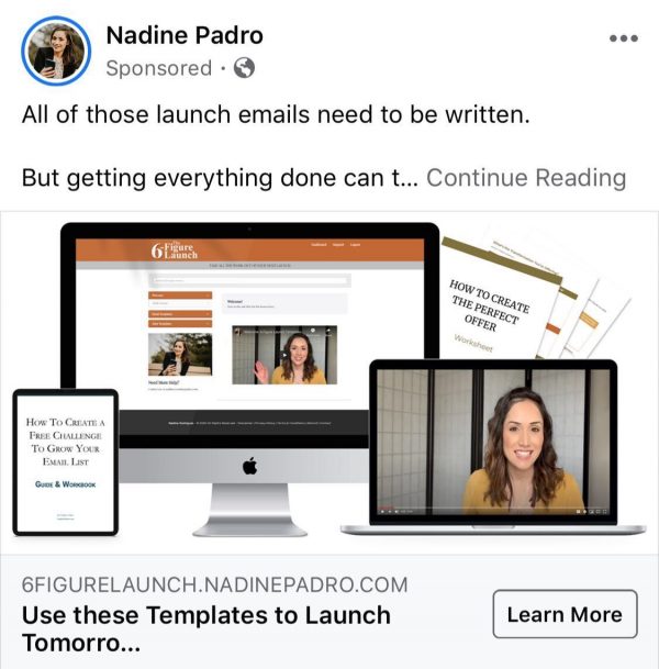 Nadine Padro Launch templates
