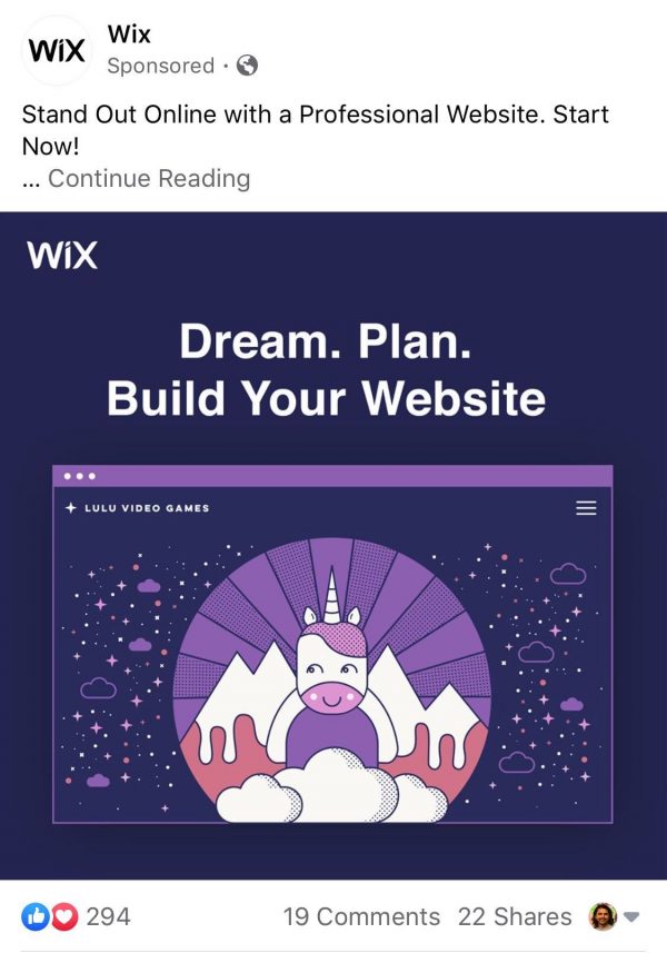 Wix - website builder
