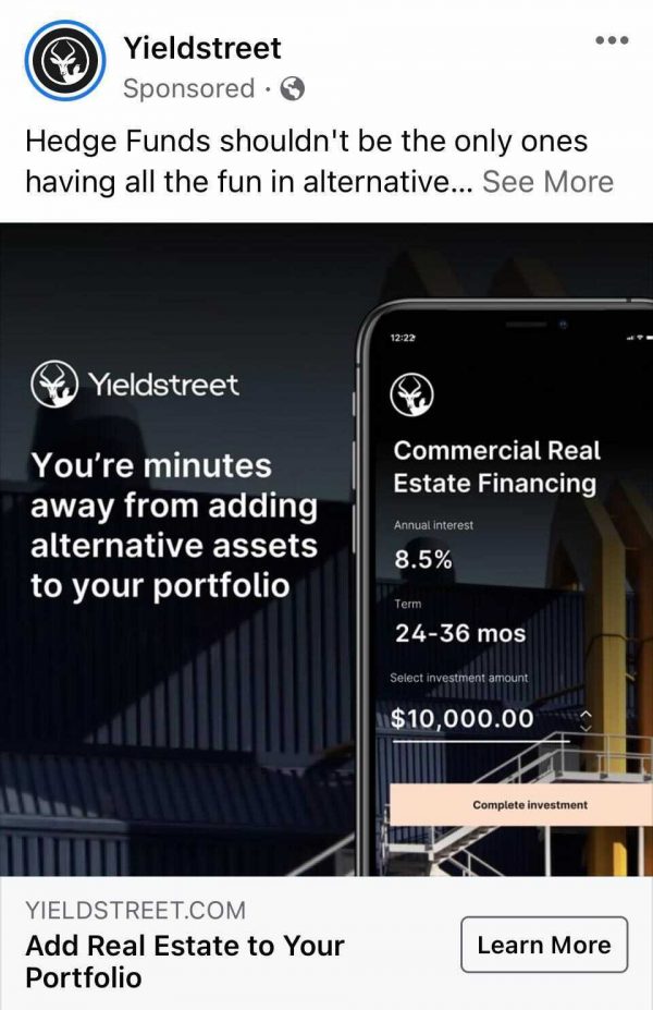 ads-facebbok-real-estate-investigatin-yield-street