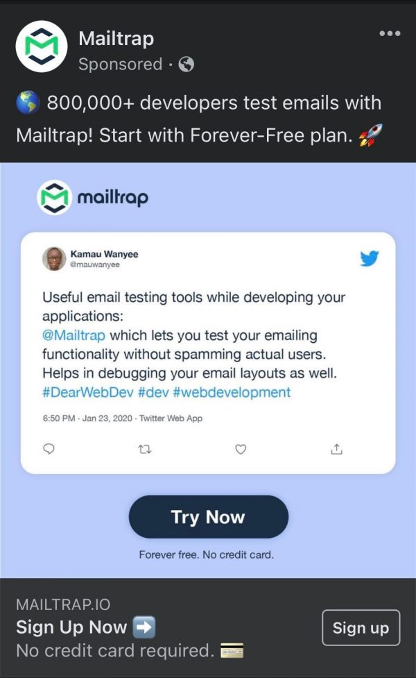 ads-fb-mailtrap-mail-testing